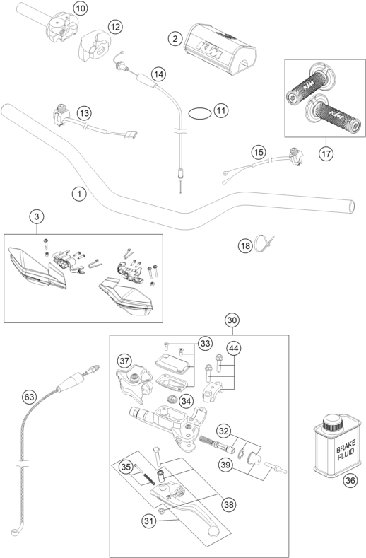 Explosionsgrafik LENKER, ARMATUREN