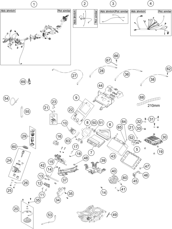 Explosionsgrafik KABELSTRANG