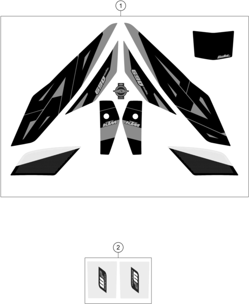 Explosionsgrafik DEKOR