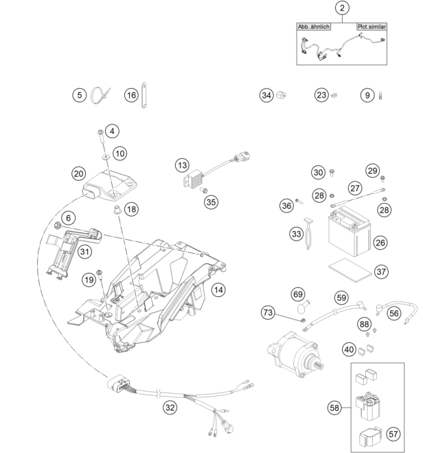 Explosionsgrafik KABELSTRANG