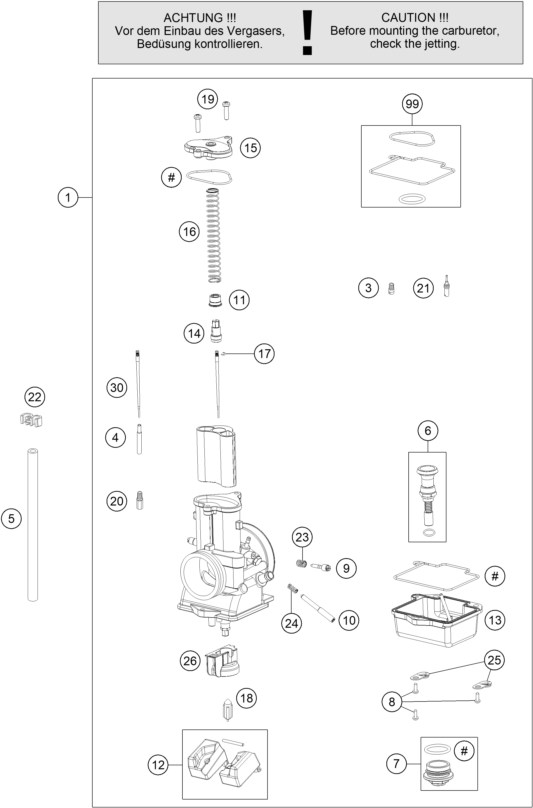 Explosionsgrafik VERGASER