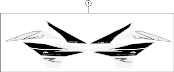 Explosionsgrafik DEKOR