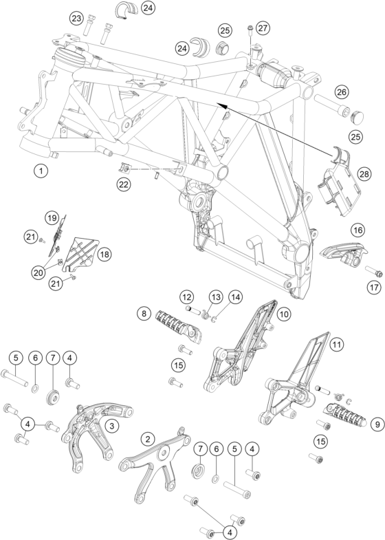 Explosionsgrafik RAHMEN