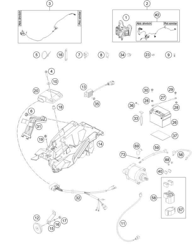 Explosionsgrafik KABELSTRANG