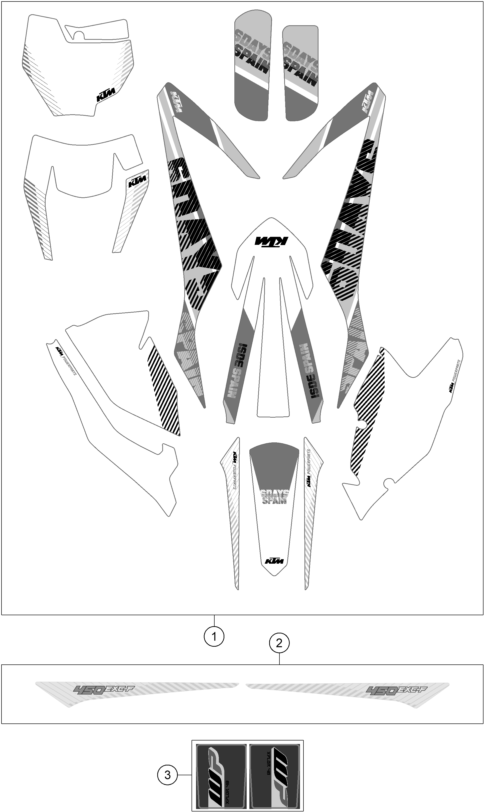 Explosionsgrafik DEKOR