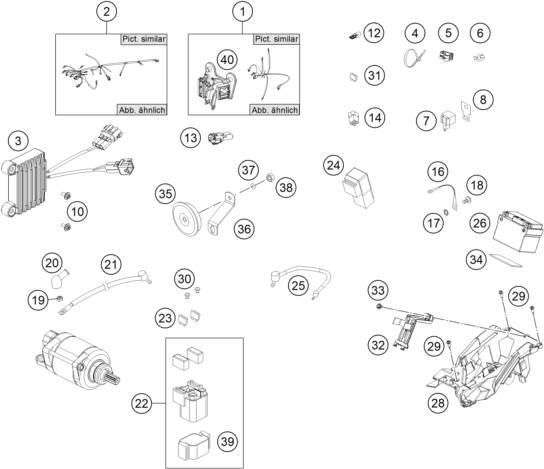 Explosionsgrafik KABELSTRANG