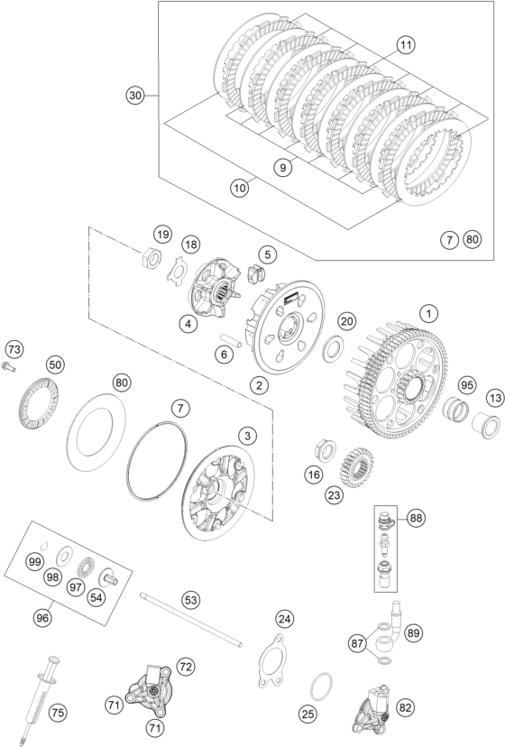 Explosionsgrafik KUPPLUNG