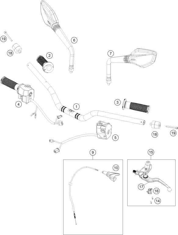 Explosionsgrafik LENKER, ARMATUREN