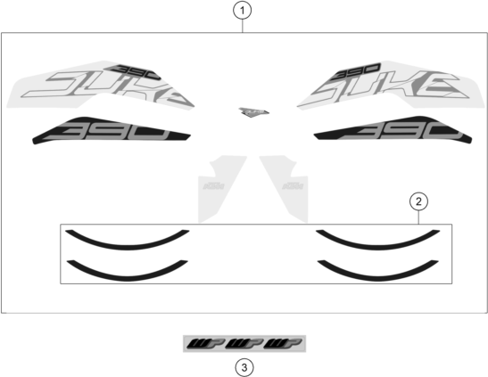 Explosionsgrafik DEKOR