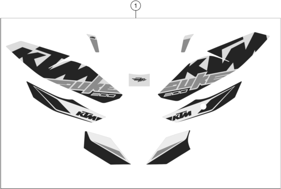 Explosionsgrafik DEKOR