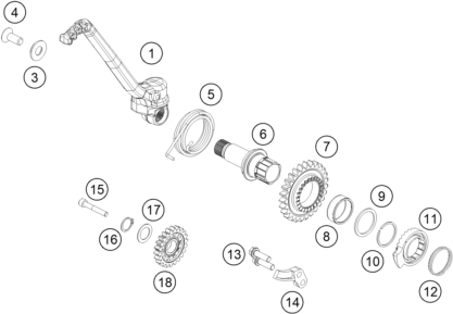 Explosionsgrafik KICKSTARTER