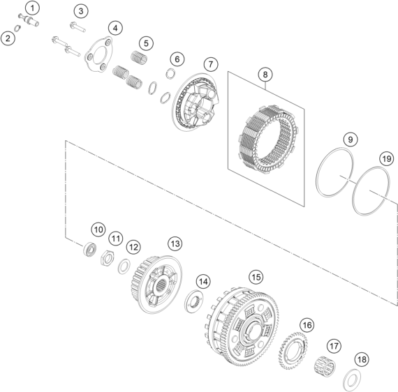 Explosionsgrafik KUPPLUNG