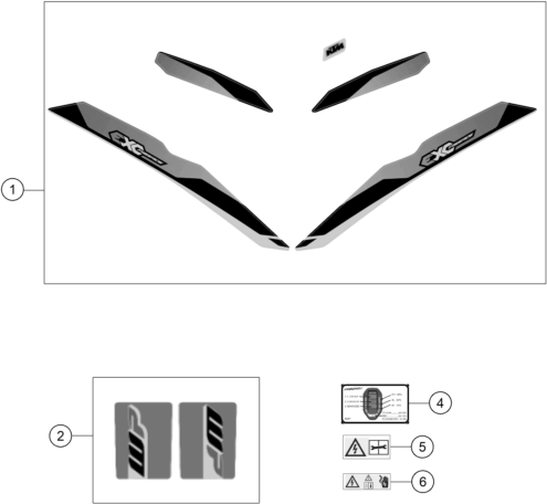 Explosionsgrafik DEKOR