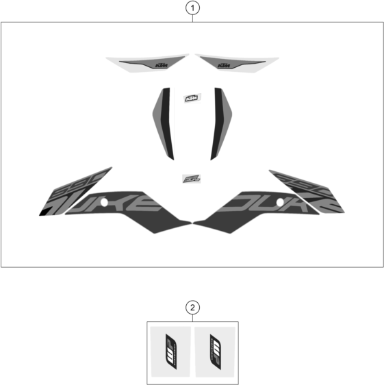 Explosionsgrafik DEKOR