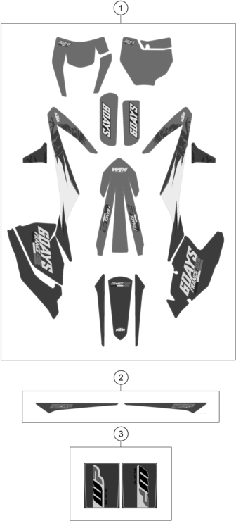 Explosionsgrafik DEKOR