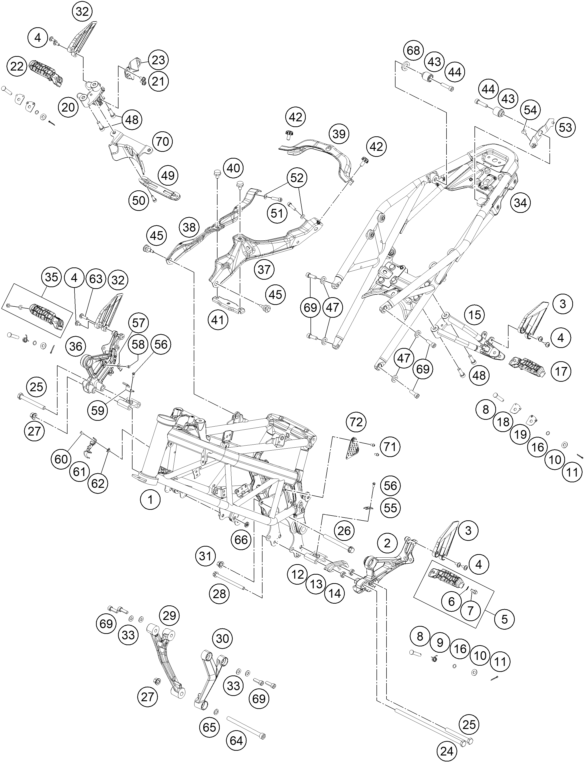 Explosionsgrafik RAHMEN