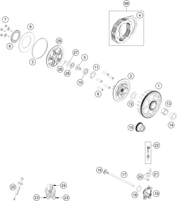 Explosionsgrafik KUPPLUNG