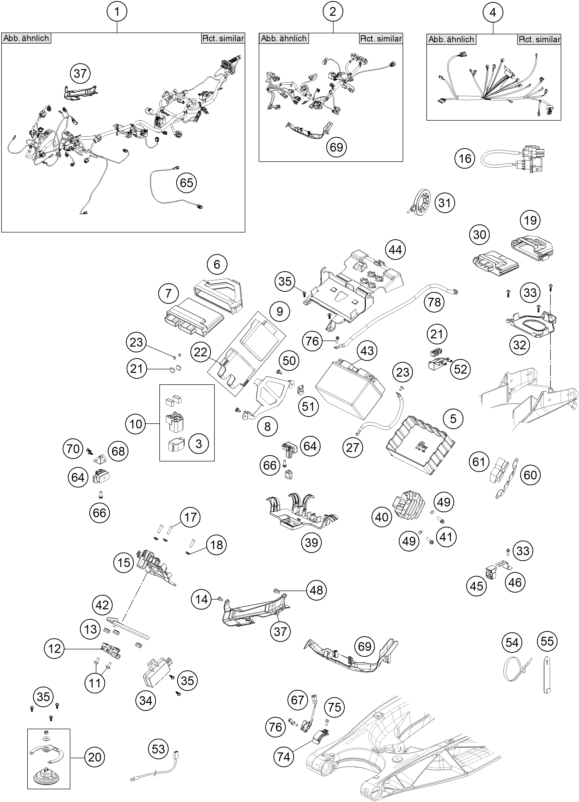 Explosionsgrafik KABELSTRANG