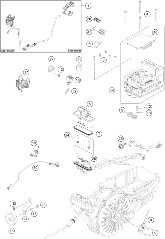 Explosionsgrafik KABELSTRANG
