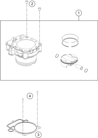 Explosionsgrafik ZYLINDER