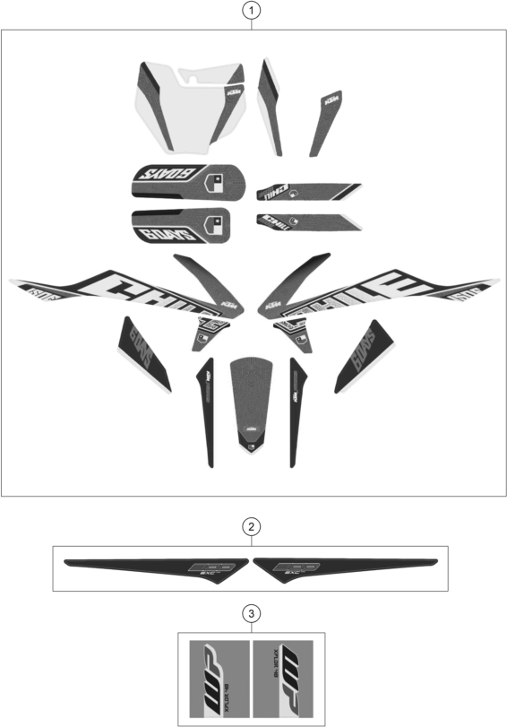 Explosionsgrafik DEKOR