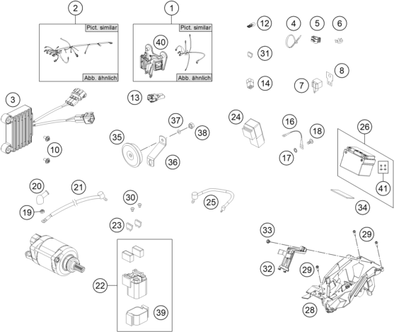 Explosionsgrafik KABELSTRANG