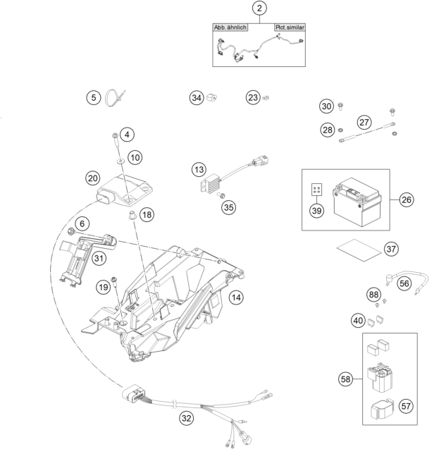 Explosionsgrafik KABELSTRANG