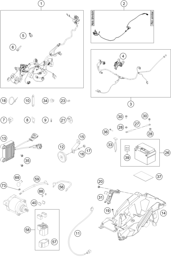 Explosionsgrafik KABELSTRANG