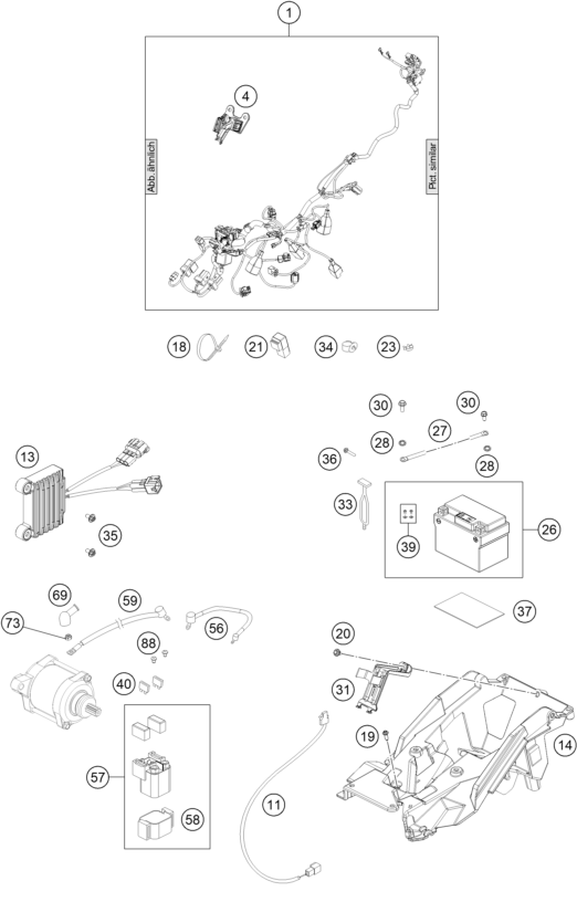 Explosionsgrafik KABELSTRANG