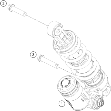 Explosionsgrafik FEDERBEIN