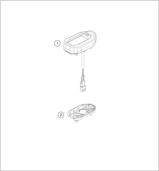 Explosionsgrafik INSTRUMENTE / SCHLOSSSYSTEM