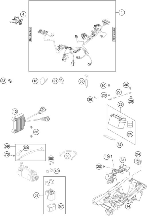 Explosionsgrafik KABELSTRANG