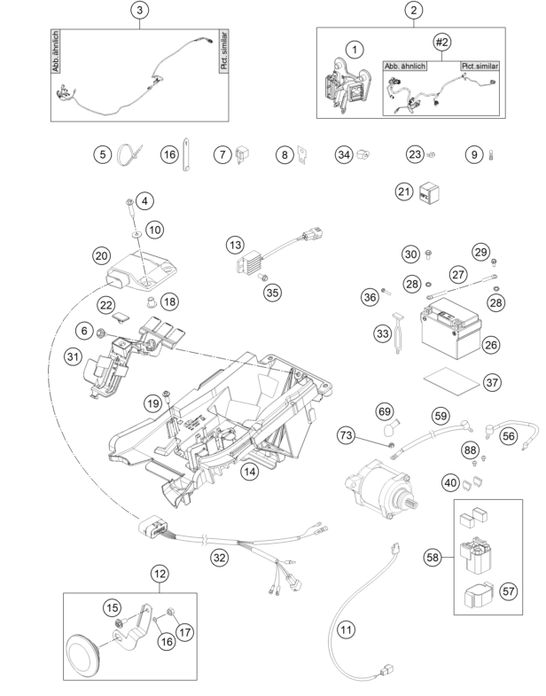Explosionsgrafik KABELSTRANG