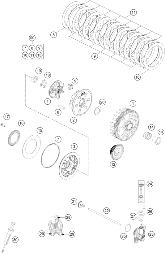Explosionsgrafik KUPPLUNG