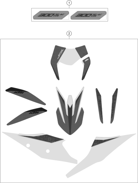 Explosionsgrafik DEKOR