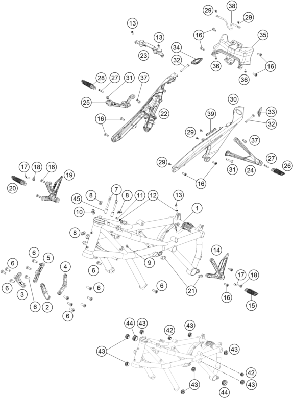Explosionsgrafik RAHMEN