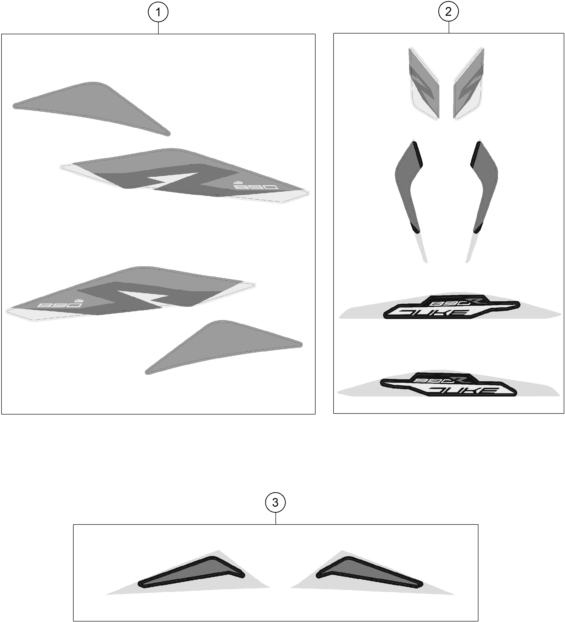 Explosionsgrafik DEKOR