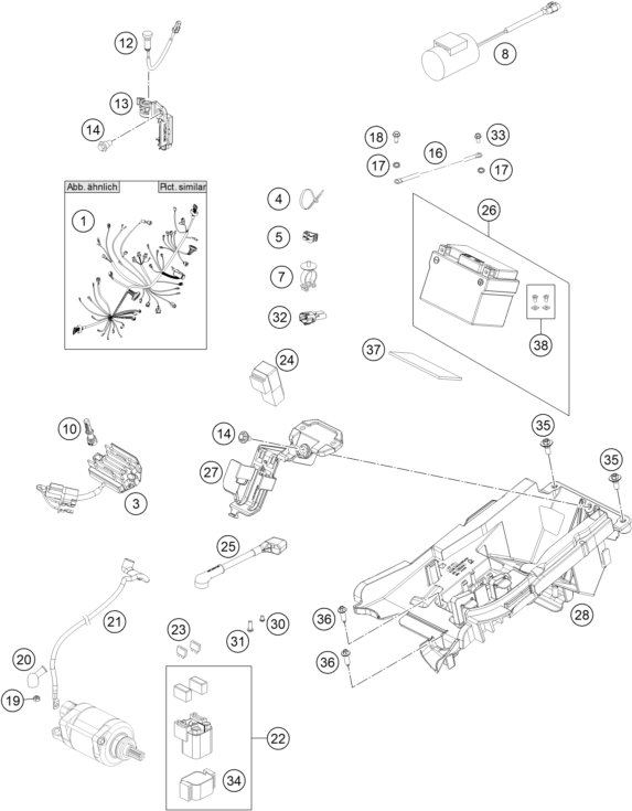 Explosionsgrafik KABELSTRANG