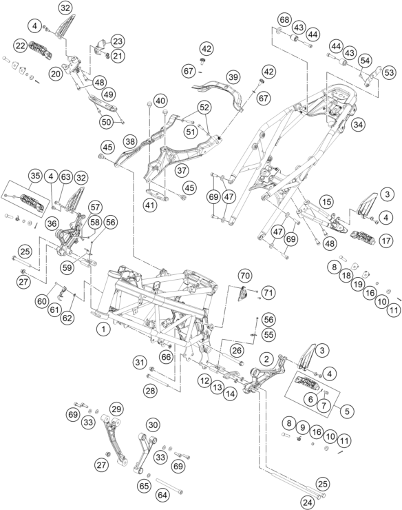 Explosionsgrafik RAHMEN