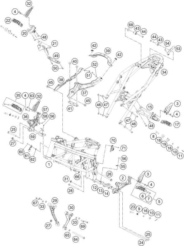 Explosionsgrafik RAHMEN