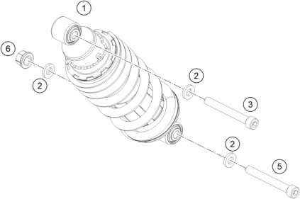 Explosionsgrafik FEDERBEIN
