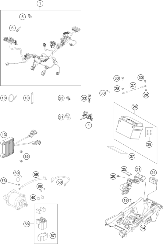 Explosionsgrafik KABELSTRANG
