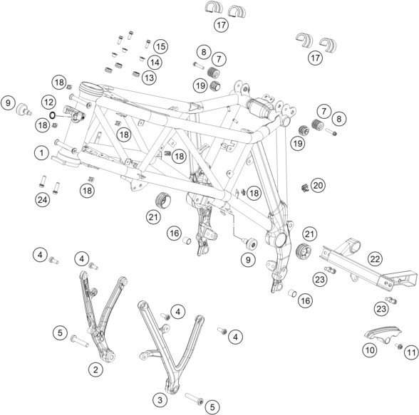 Explosionsgrafik RAHMEN