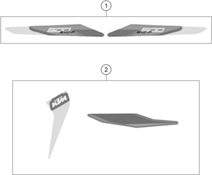 Explosionsgrafik DEKOR