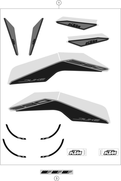 Explosionsgrafik DEKOR