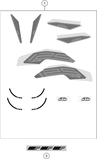Explosionsgrafik DEKOR