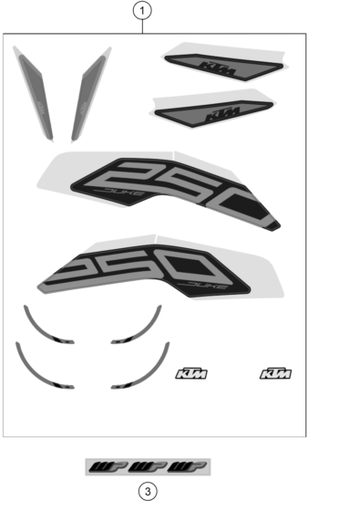 Explosionsgrafik DEKOR