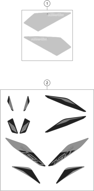 Explosionsgrafik DEKOR