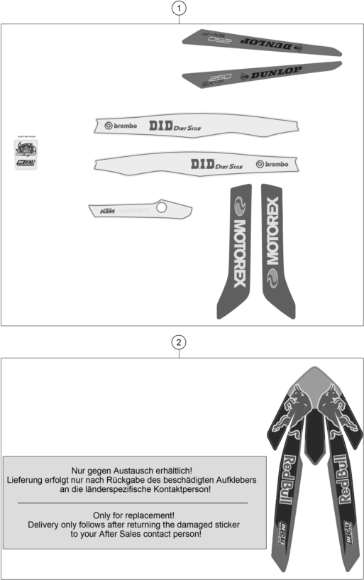 Explosionsgrafik DEKOR
