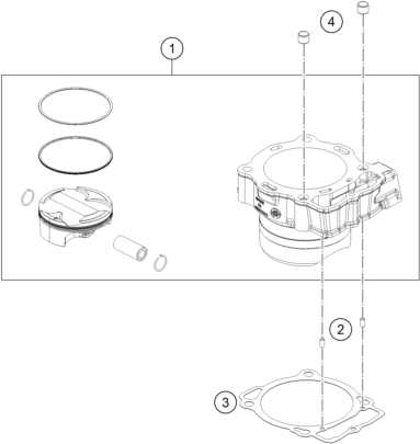 Explosionsgrafik ZYLINDER